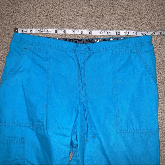 SCRUBSTAR Turquoise Drawstring Scrubs Pants - Picture 5 of 9